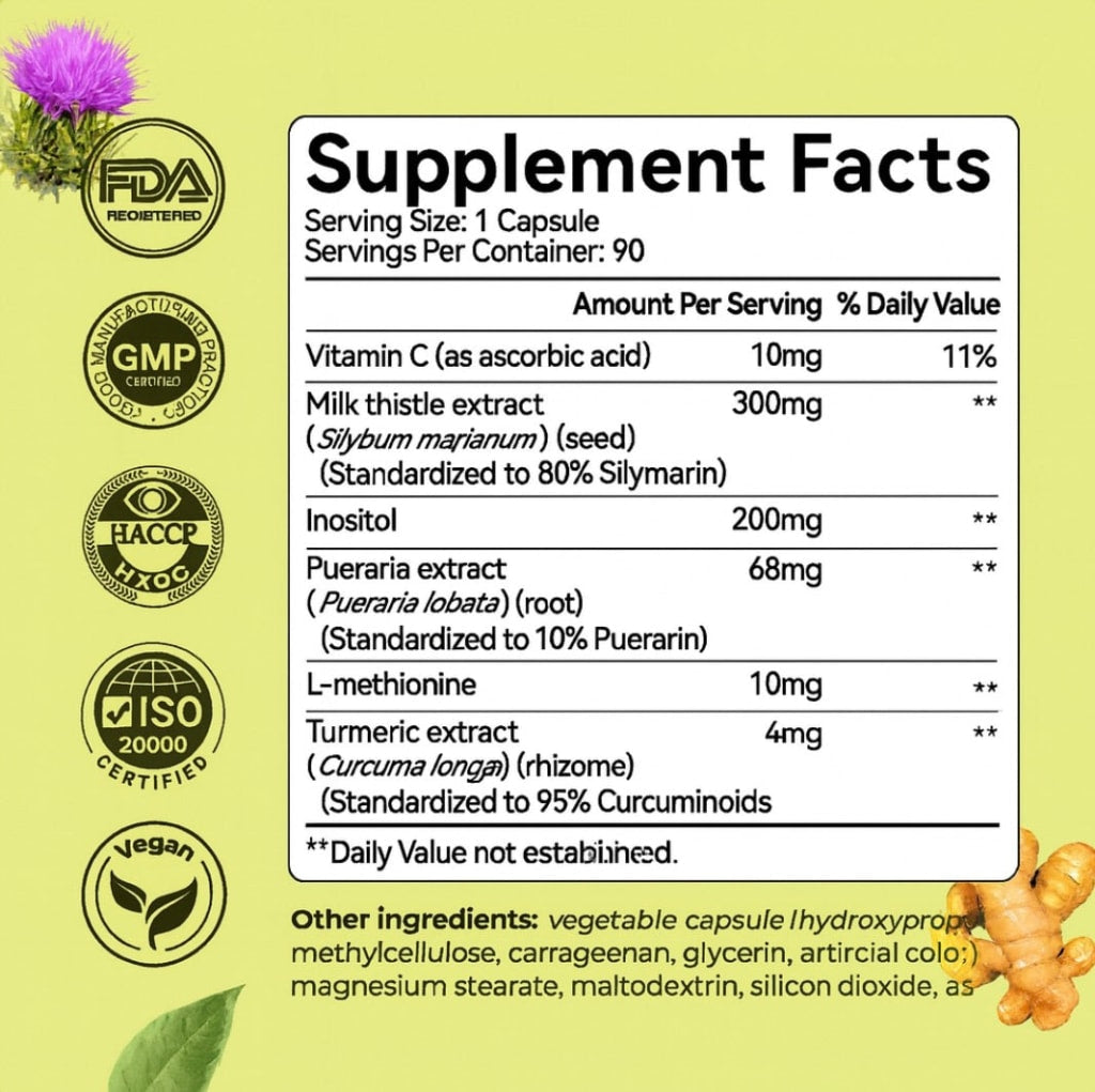 Detox Your Liver, Unlock Your Best Self With Our Milk Thistle