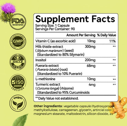 Detox Your Liver, Unlock Your Best Self With Our Milk Thistle