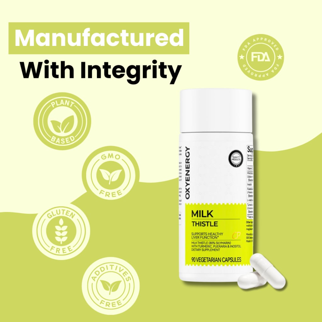 Detox Your Liver, Unlock Your Best Self With Our Milk Thistle